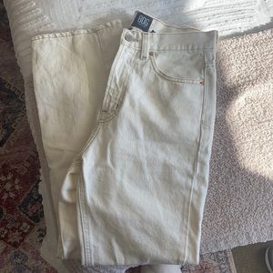 BDG cowboy high rise jean - white/ivory